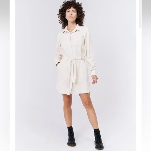 Unpublished JONIE Convertible Utility Dress Jacket in Bone Size Small NWOT - Picture 15 of 16